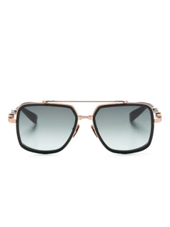 BPS 108E square-frame logo-engraved sunglasses