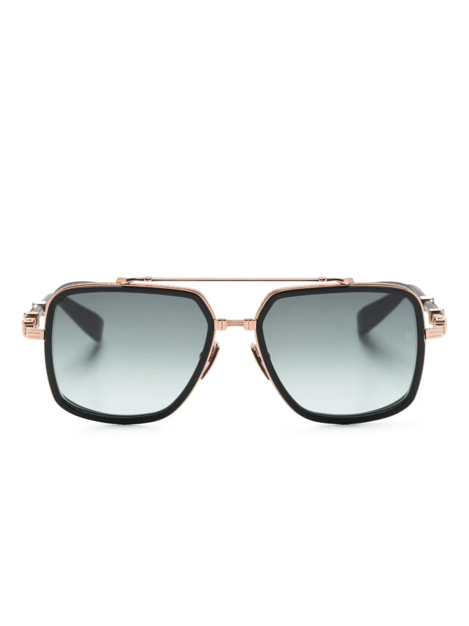 BPS 108E square-frame logo-engraved sunglasses