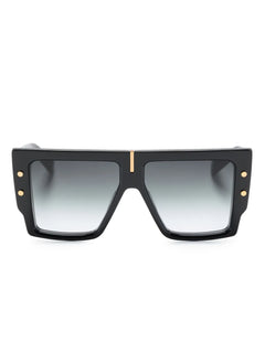 B-Grand rectangle-frame gradient sunglasses