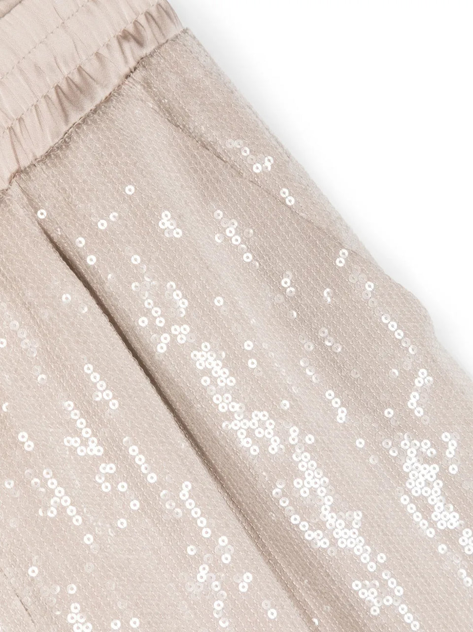 sequin-embellished wide-leg trousers