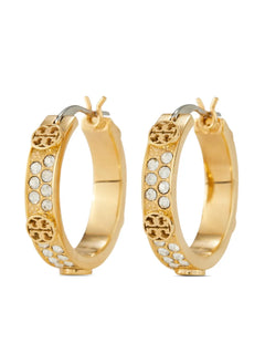 small Miller crystal hoop earrings