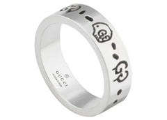 Gucci Ghost Ring Small Silver