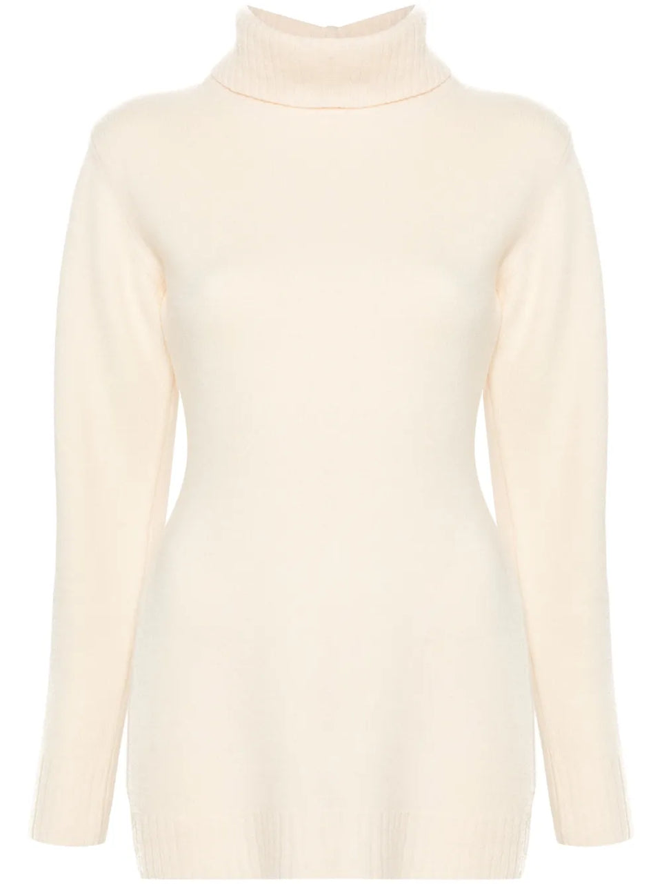 roll-neck wool jumper