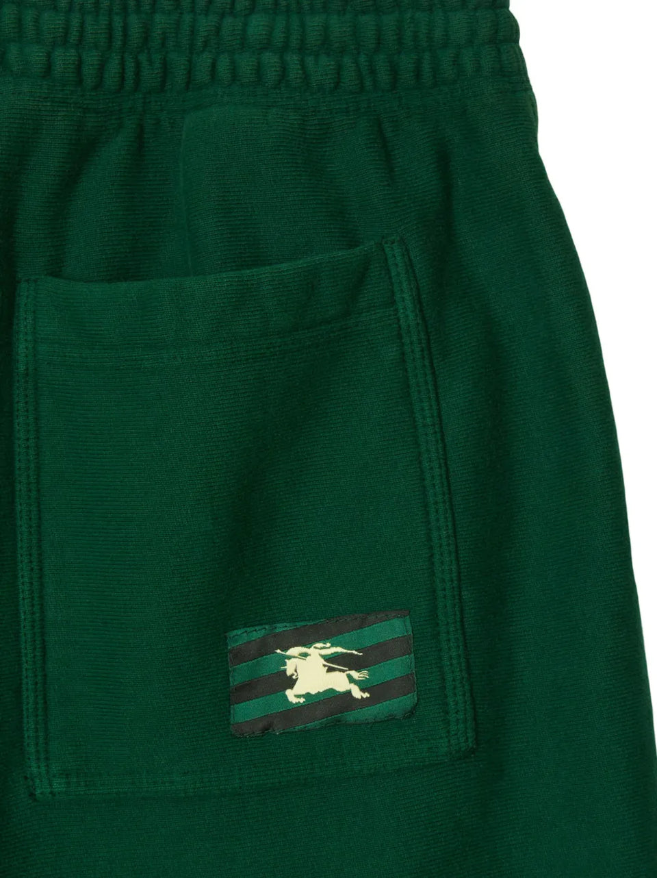 Equestrian Knight-logo cotton shorts