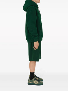 Equestrian Knight-logo cotton shorts