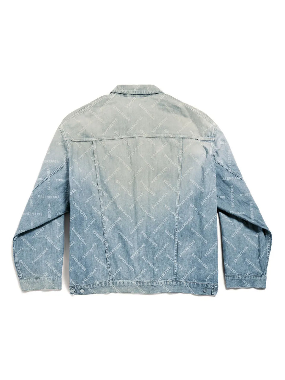 logo-print denim jacket