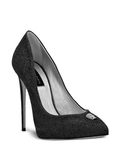glitter-detailed stiletto pumps