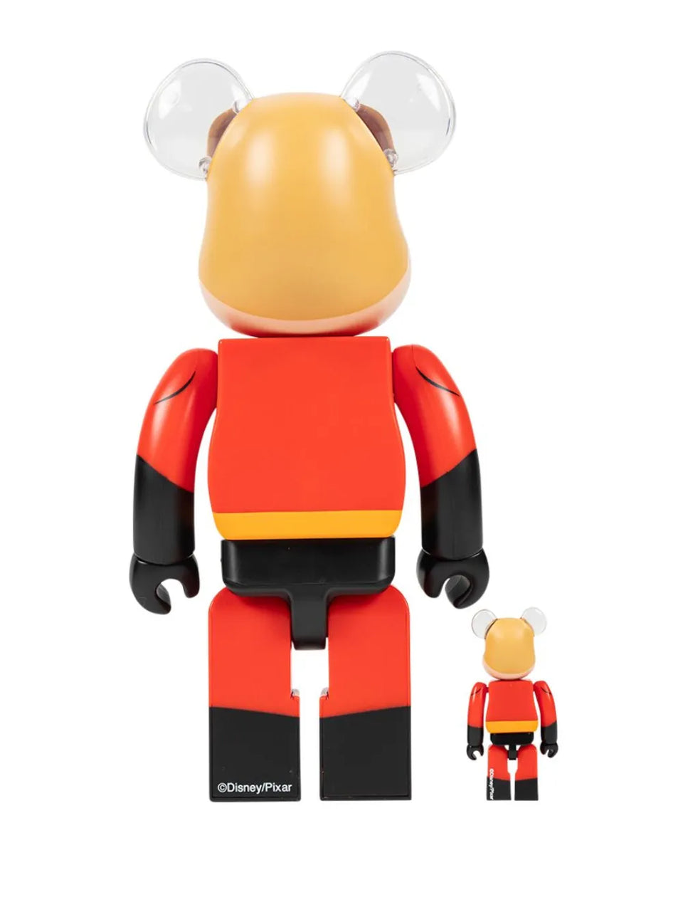 x Disney Pixar Mr. Incredible BE@RBRICK 100% and 400% figure set