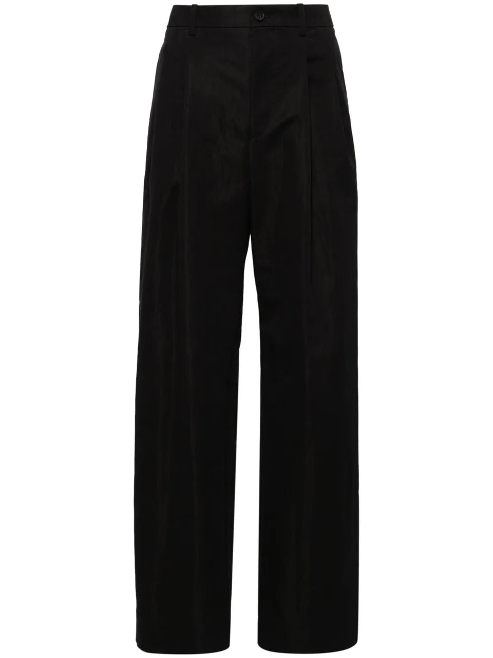 wide-leg tailored trousers