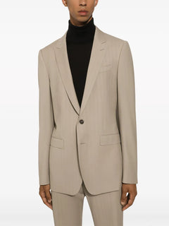 tonal-striped two-piece suit