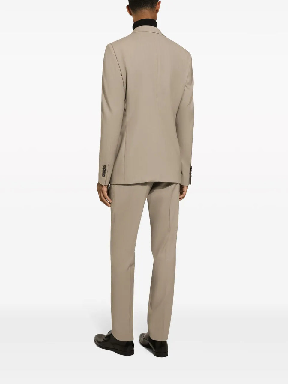 tonal-striped two-piece suit