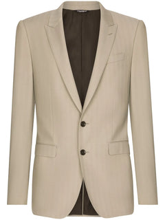 tonal-striped two-piece suit