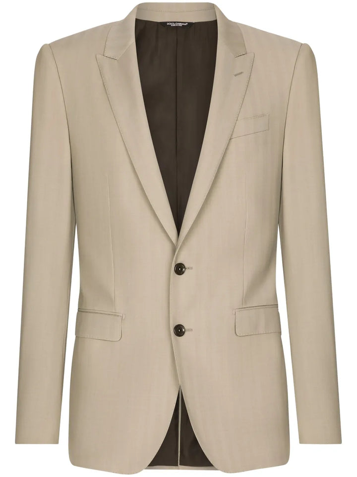 tonal-striped two-piece suit