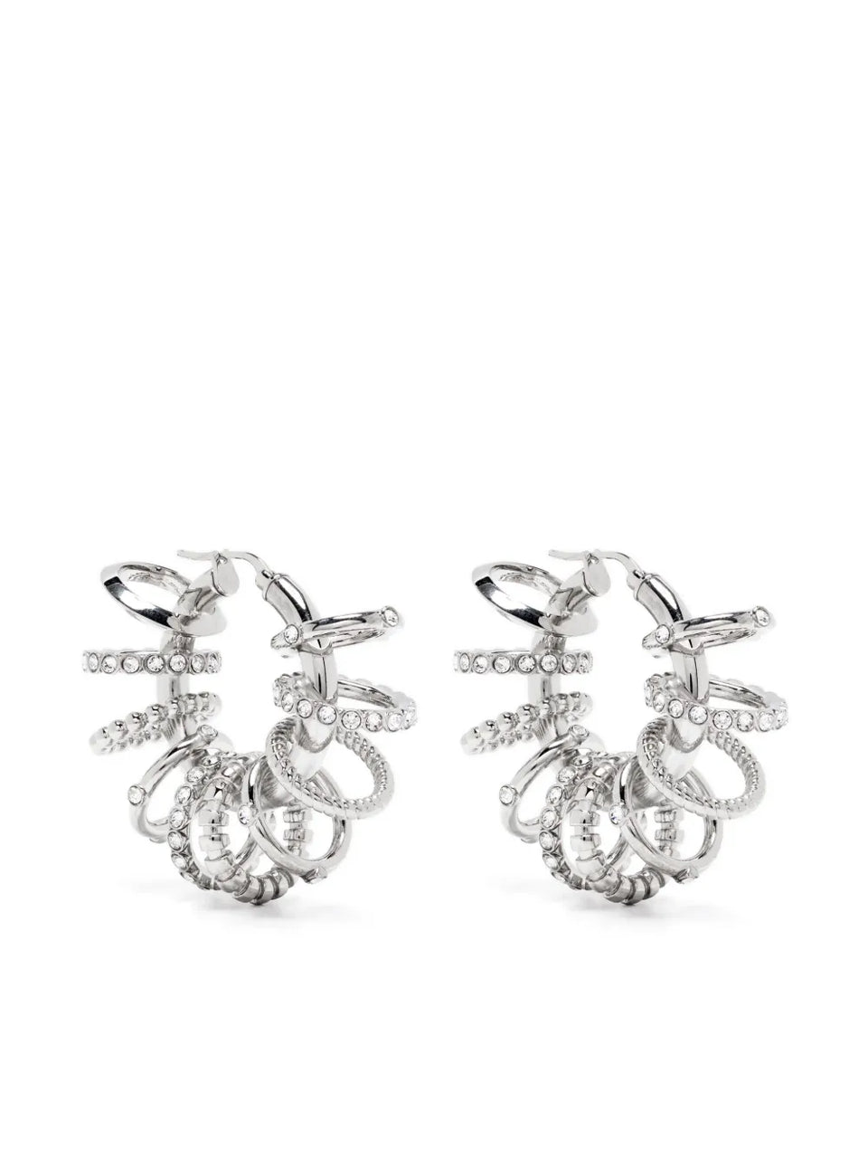 Multi Ring hoop earrings
