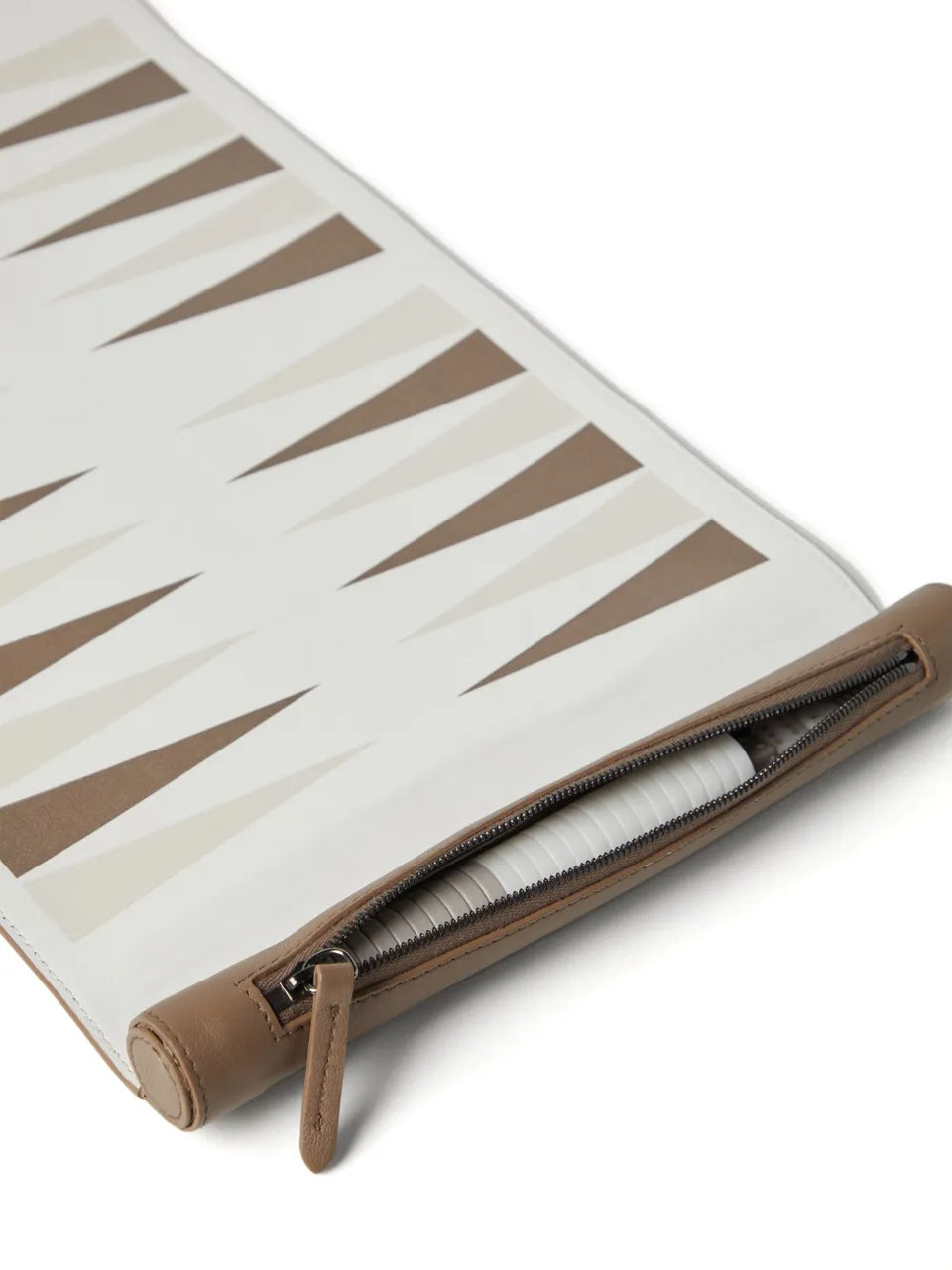 leather backgammon set