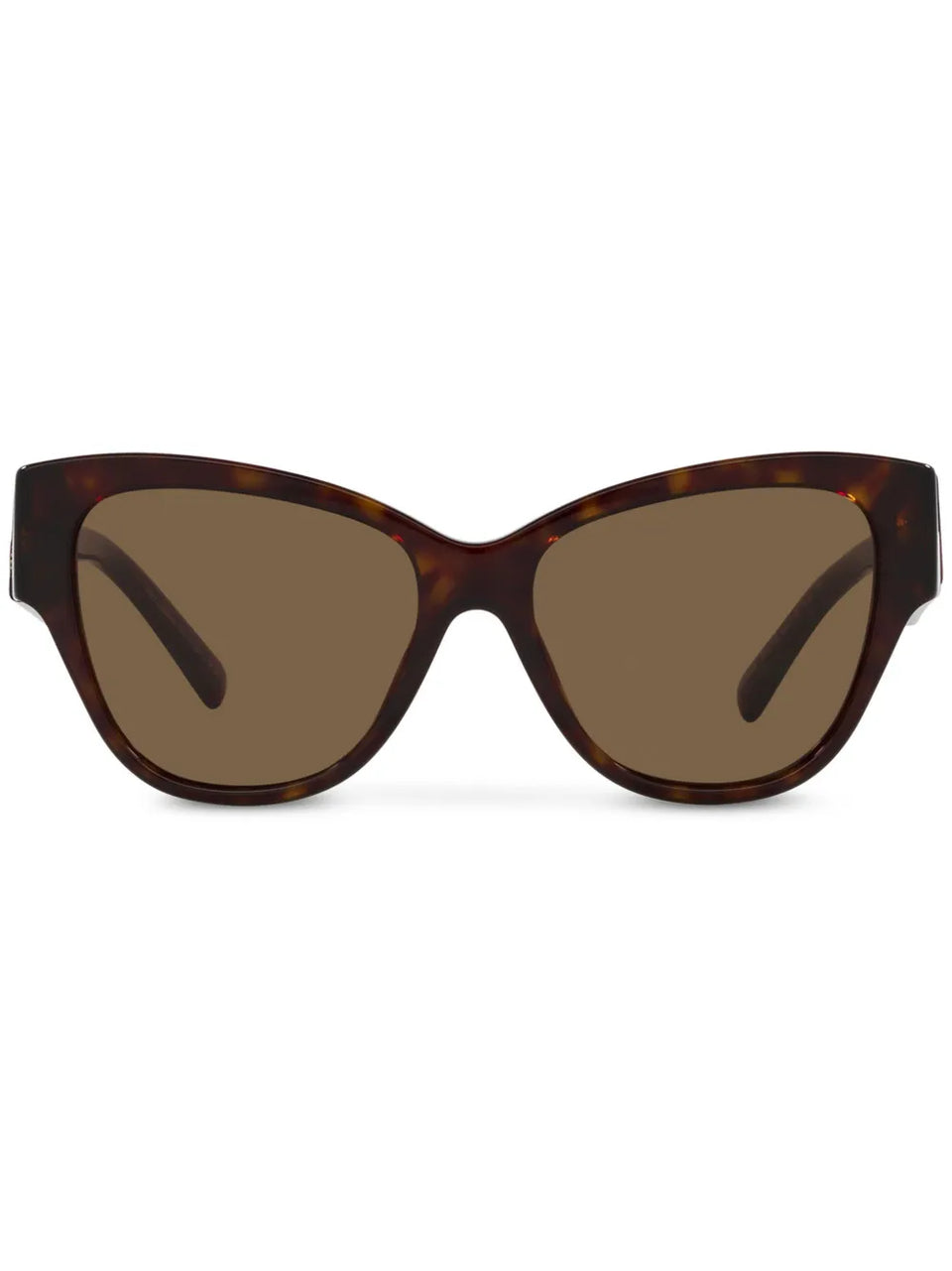 tortoiseshell-effect butterfly-frame sunglasses