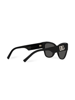 logo-embossed butterfly-frame sunglasses