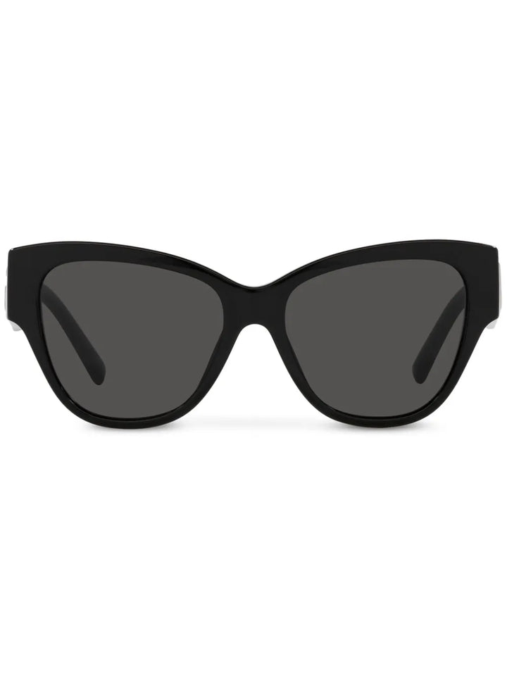 logo-embossed butterfly-frame sunglasses