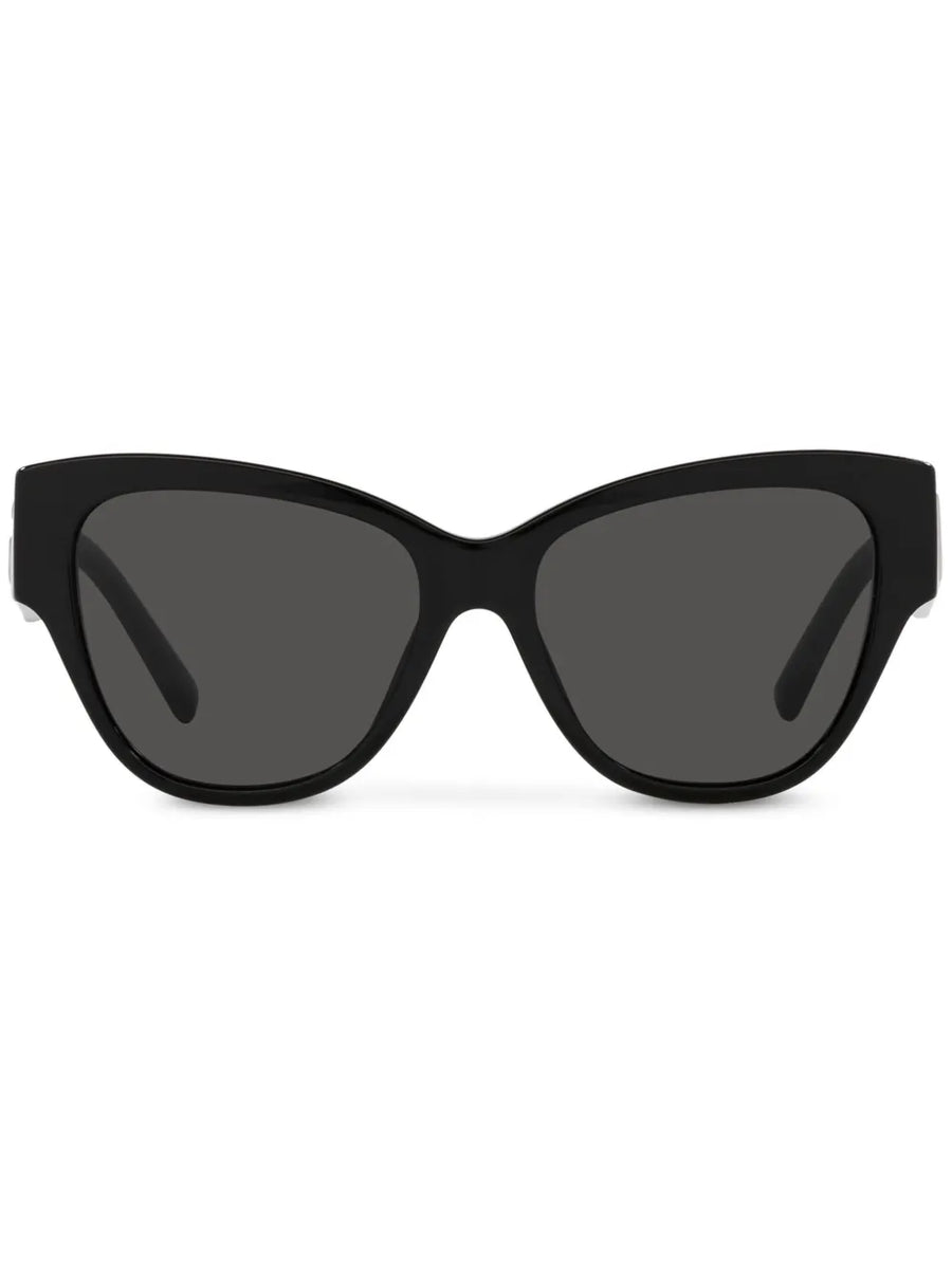 logo-embossed butterfly-frame sunglasses