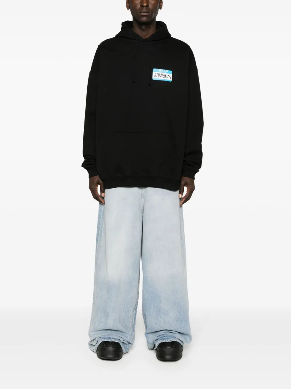 Name-tag printed Hoodie