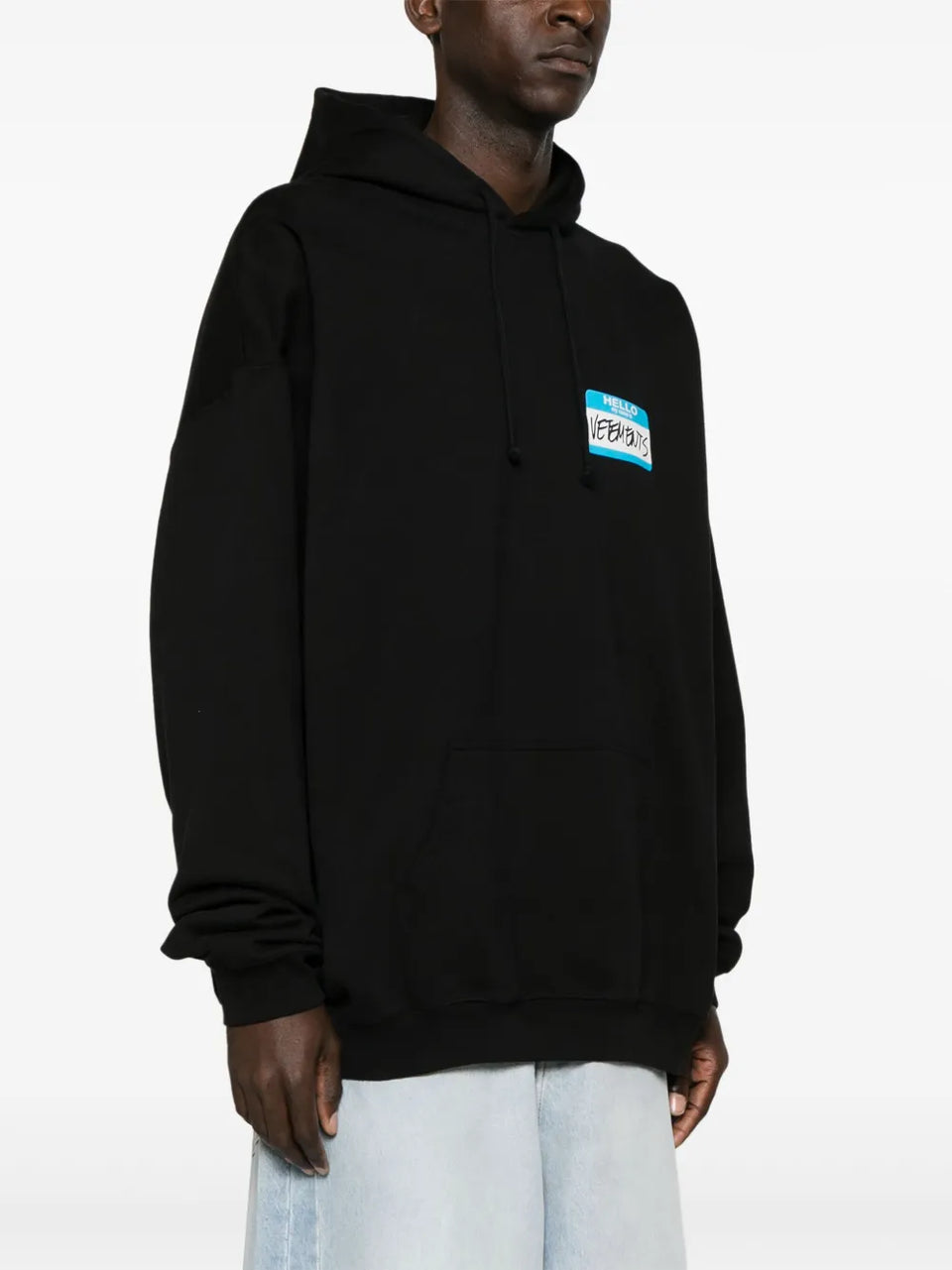 Name-tag printed Hoodie