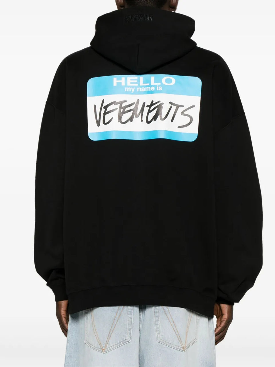 Name-tag printed Hoodie