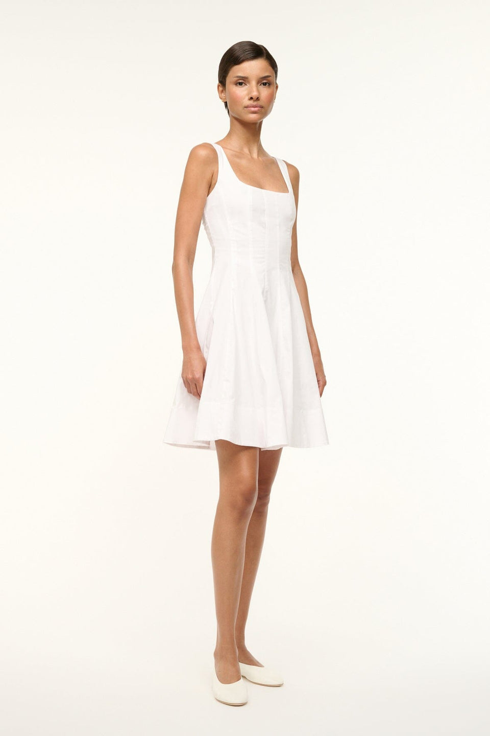 MINI WELLS DRESS WHITE