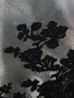 lace-trim lurex slip dress
