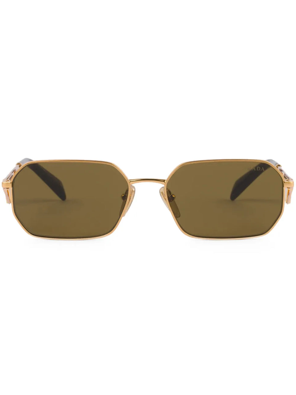 triangle-logo rectangle-frame sunglasses