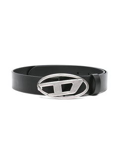 Oval D buckle leather belts
