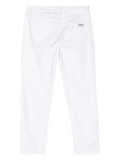 cropped cotton jeans