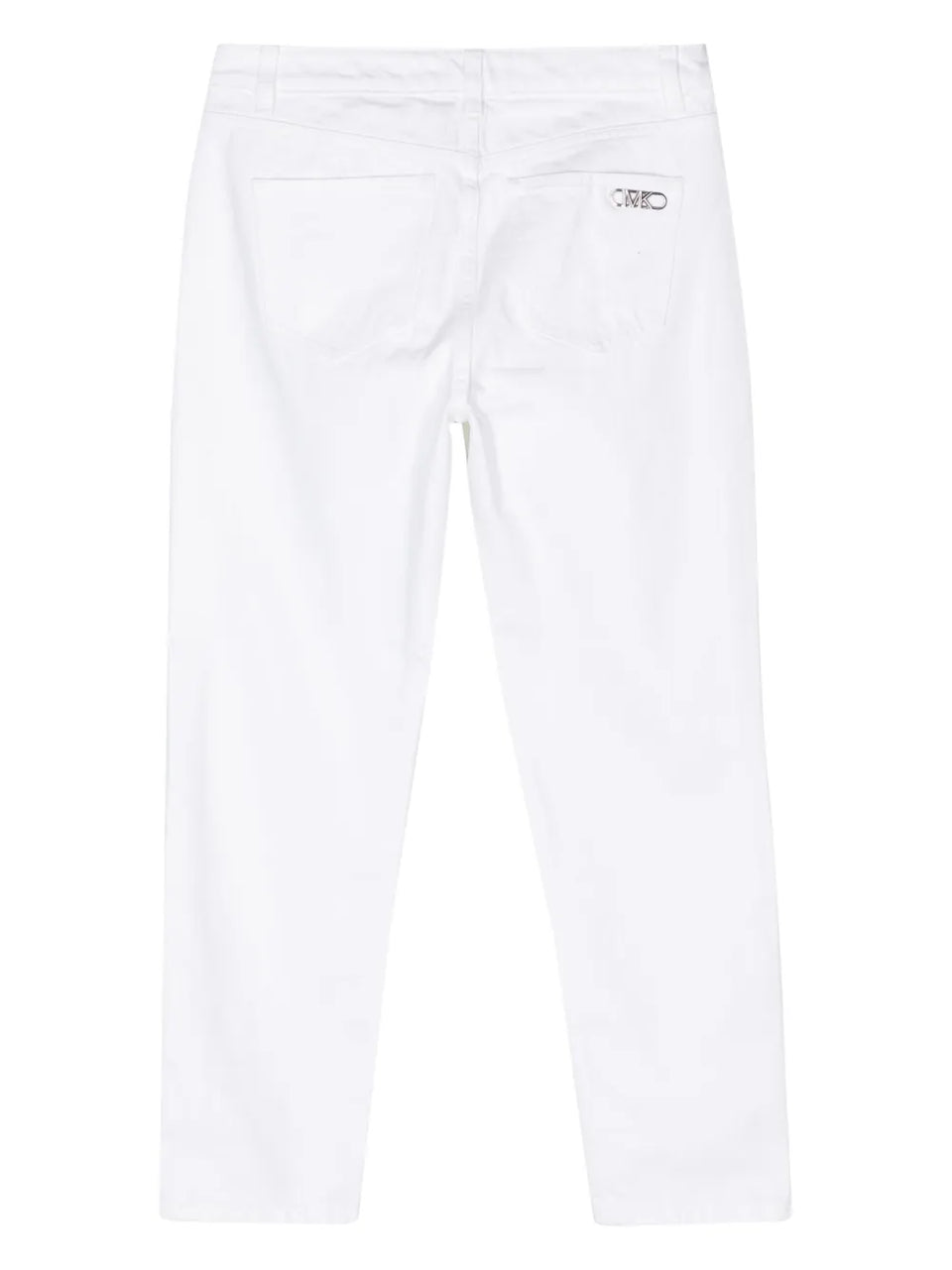 cropped cotton jeans