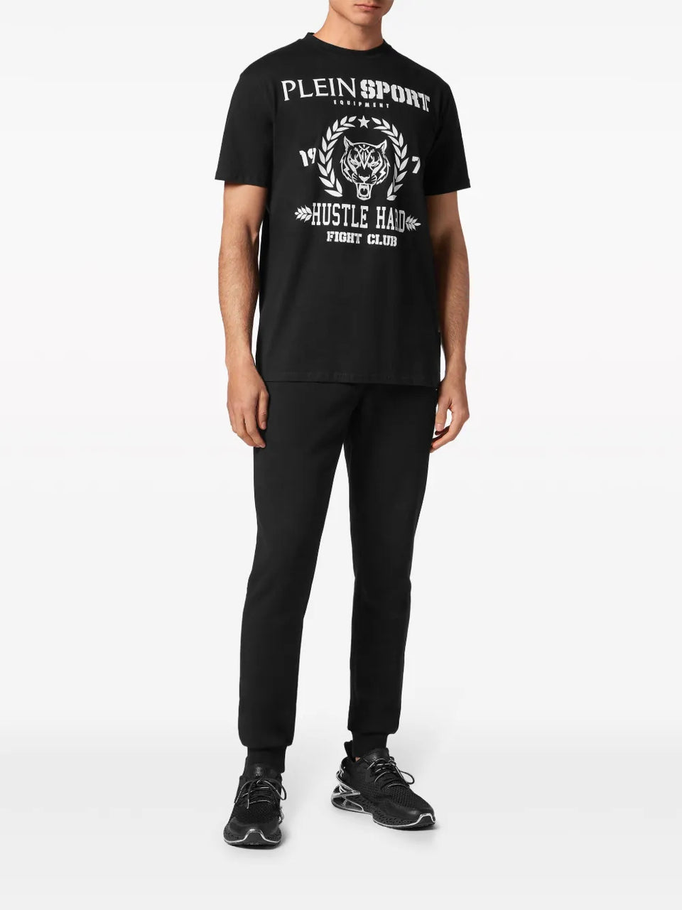 logo-print cotton polo shirt