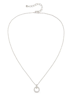 1980s pre-owned crystal-embellished pendant necklace
