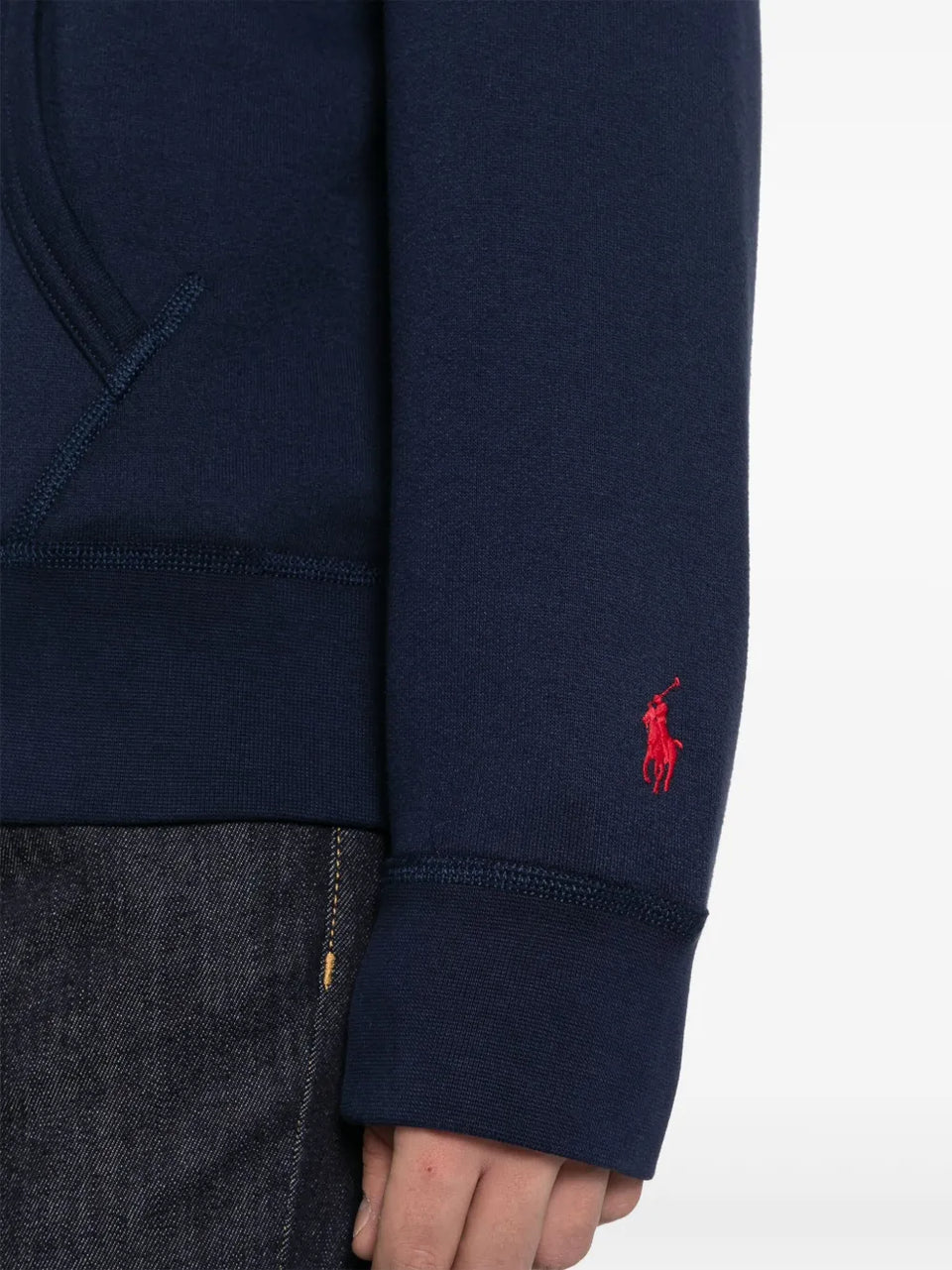 embroidered-logo Hoodie