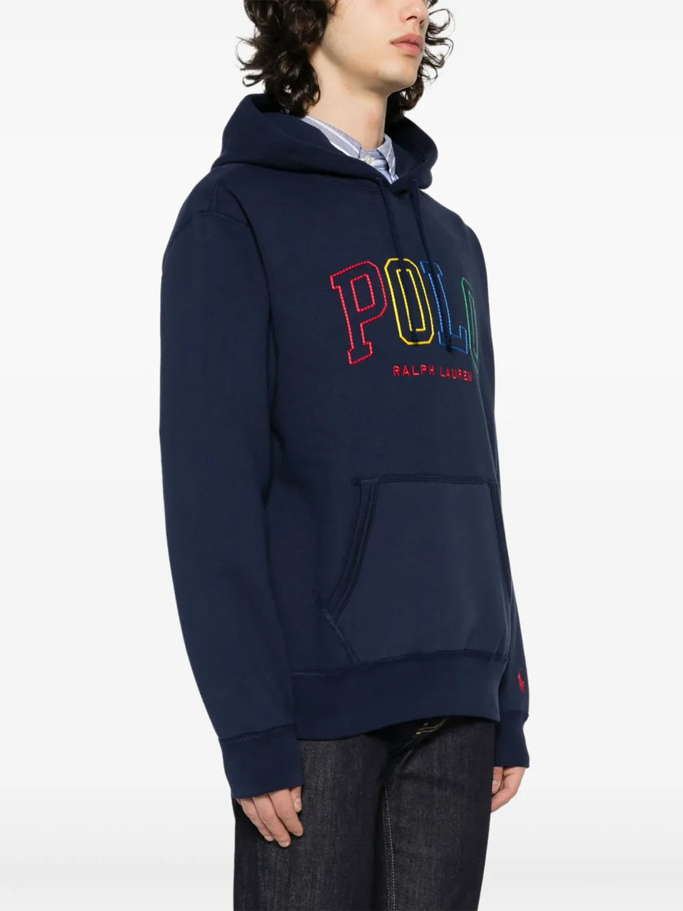 embroidered-logo Hoodie