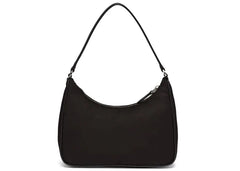 Prada Re-Edition 2005 Mini Bag Nylon Saffiano Leather Strap Black