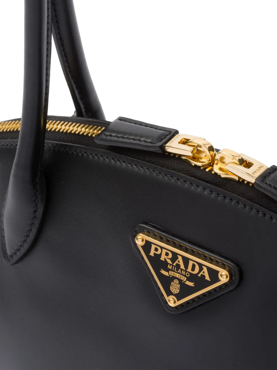 small leather handbag