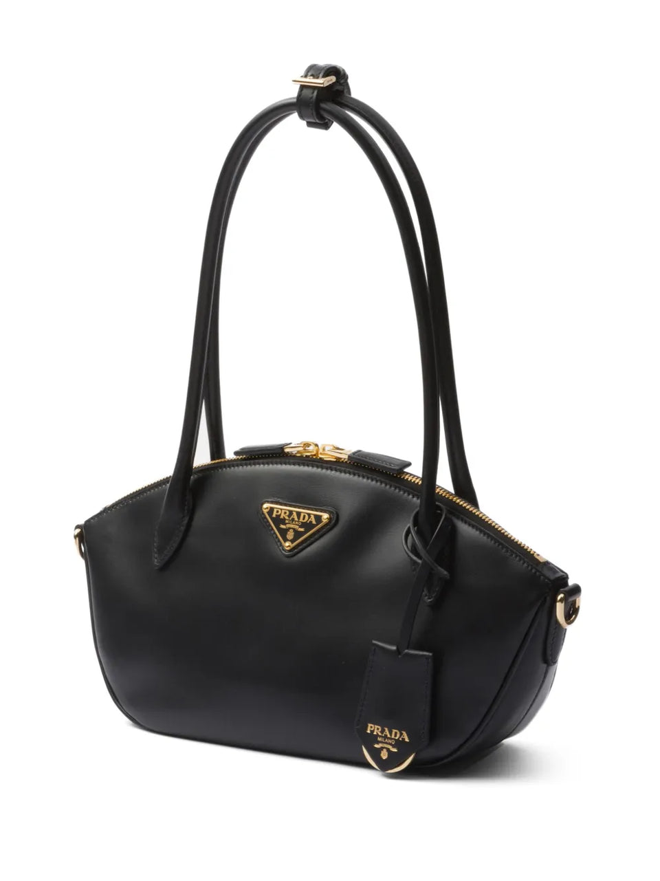 small leather handbag