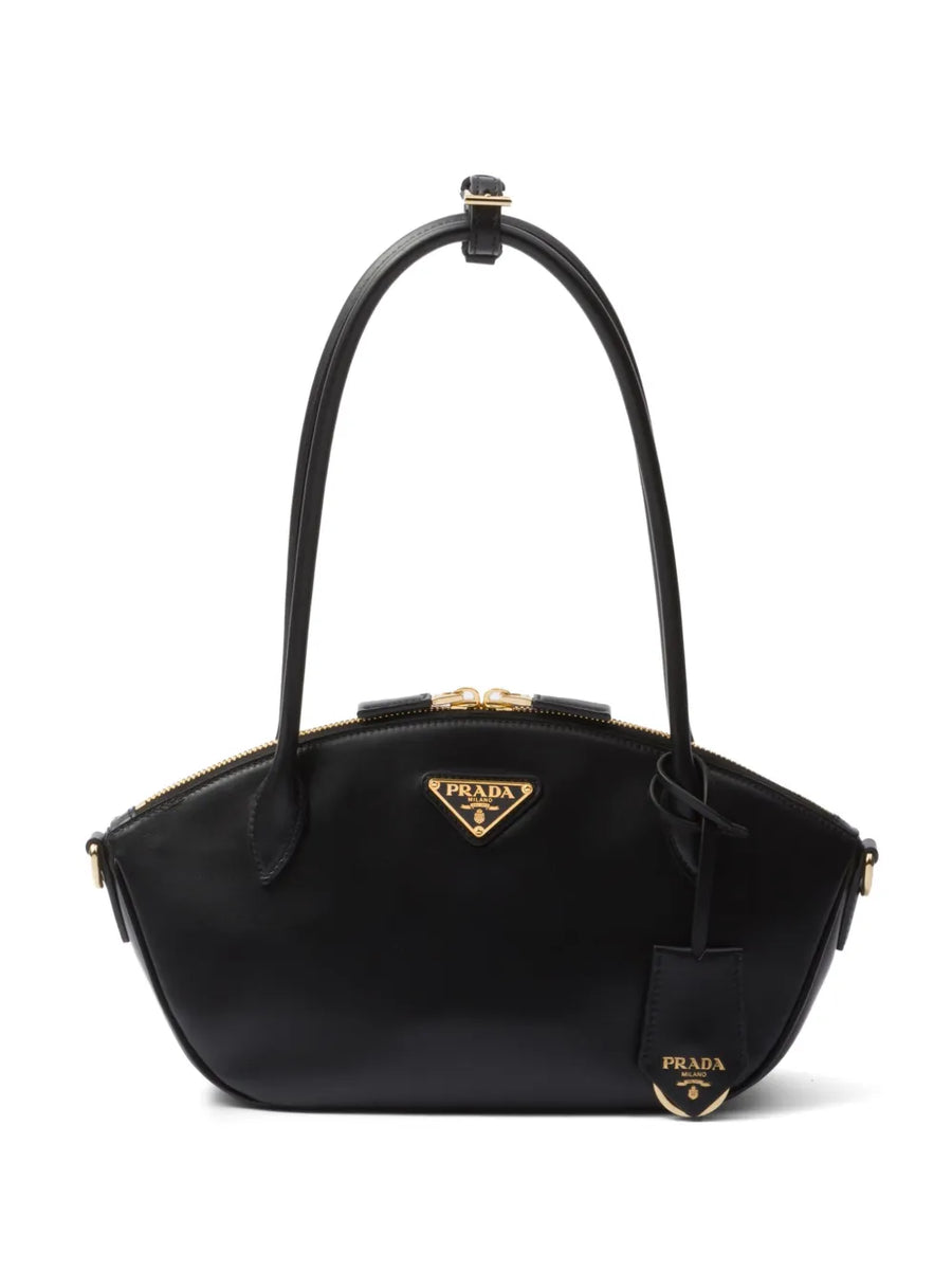 small leather handbag