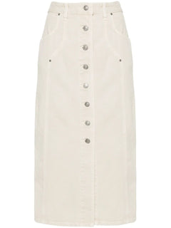 Vandy denim midi skirt