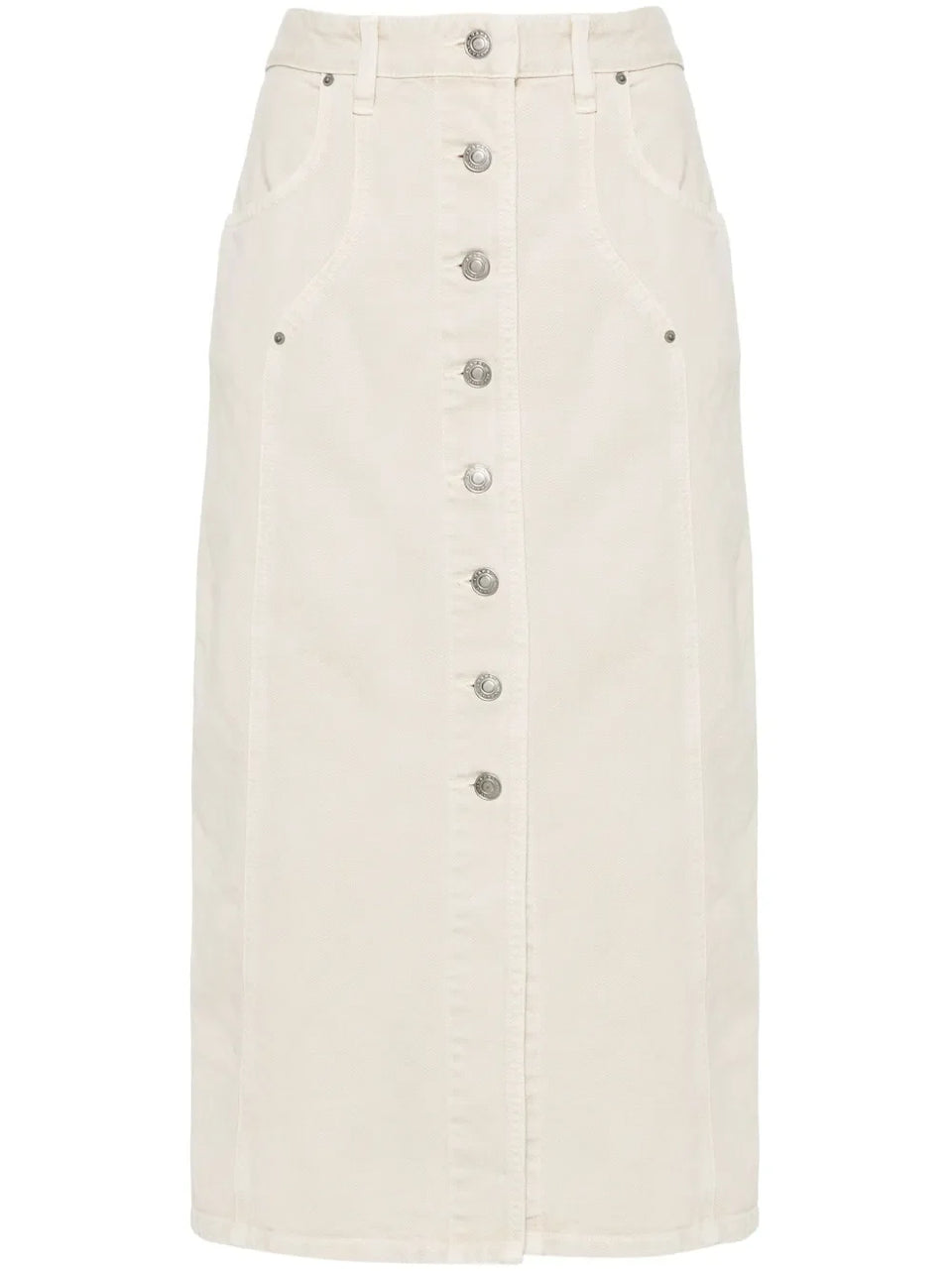 Vandy denim midi skirt