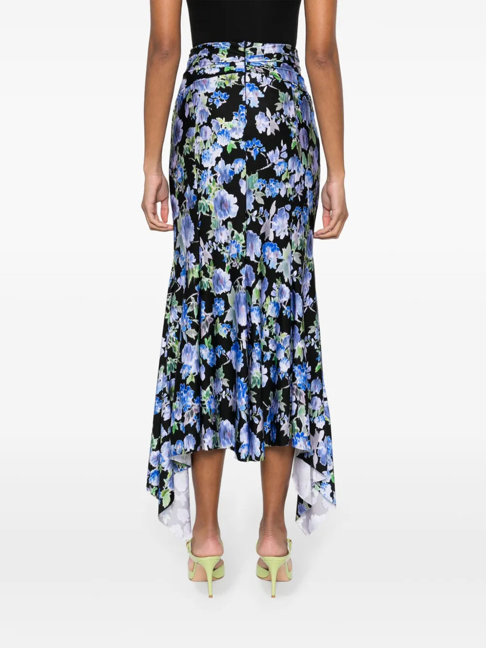 Floral Print Midi Skirt