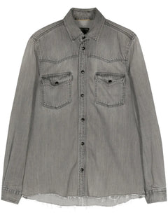2000s denim shirt