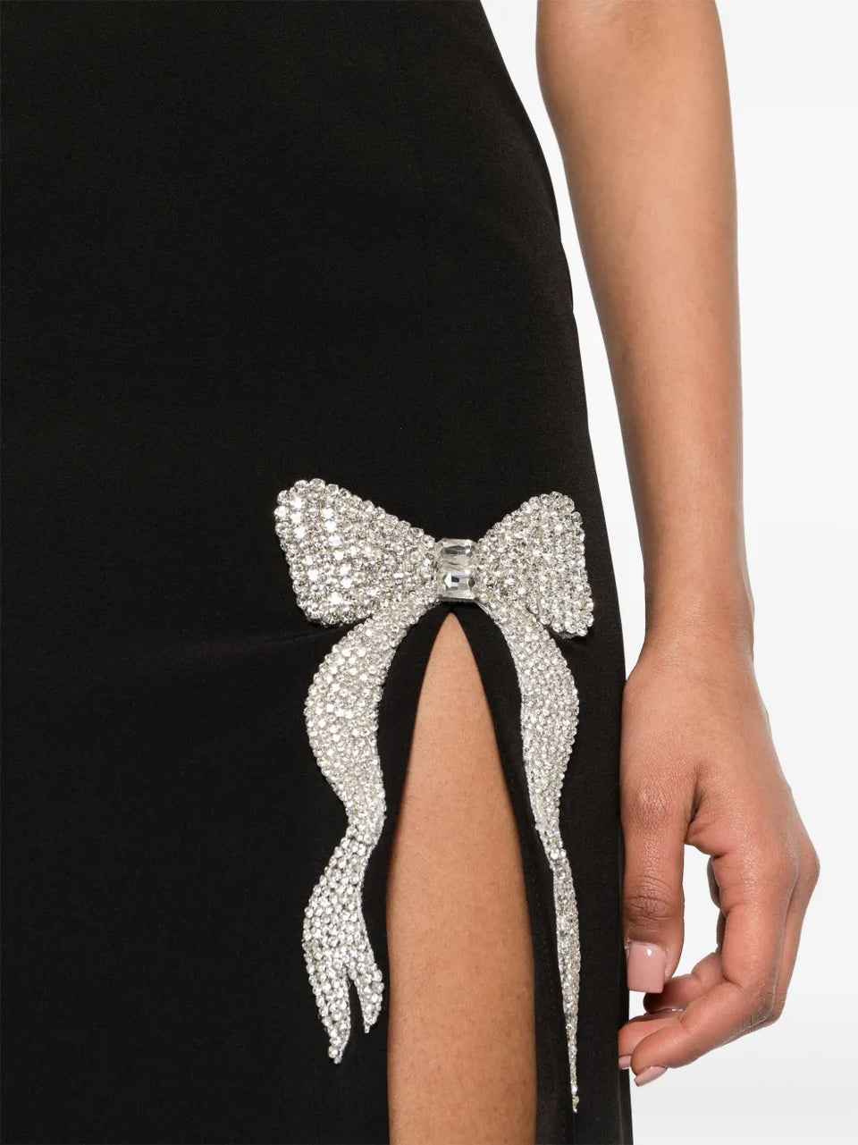 crystal-embellished maxi dress