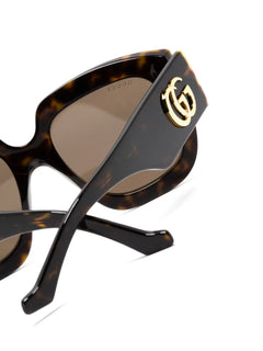 Double G oversize-frame sunglasses
