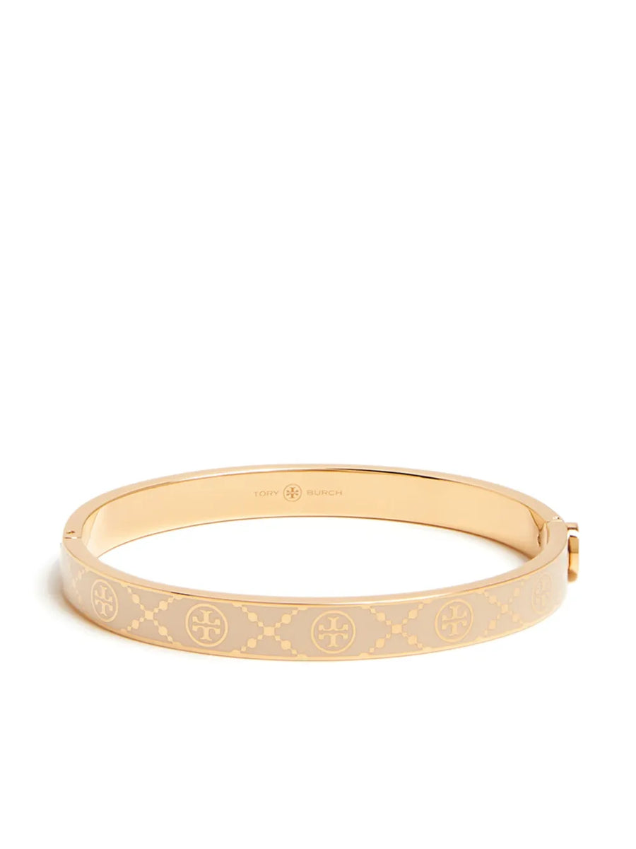 T Monogram hinge bracelet