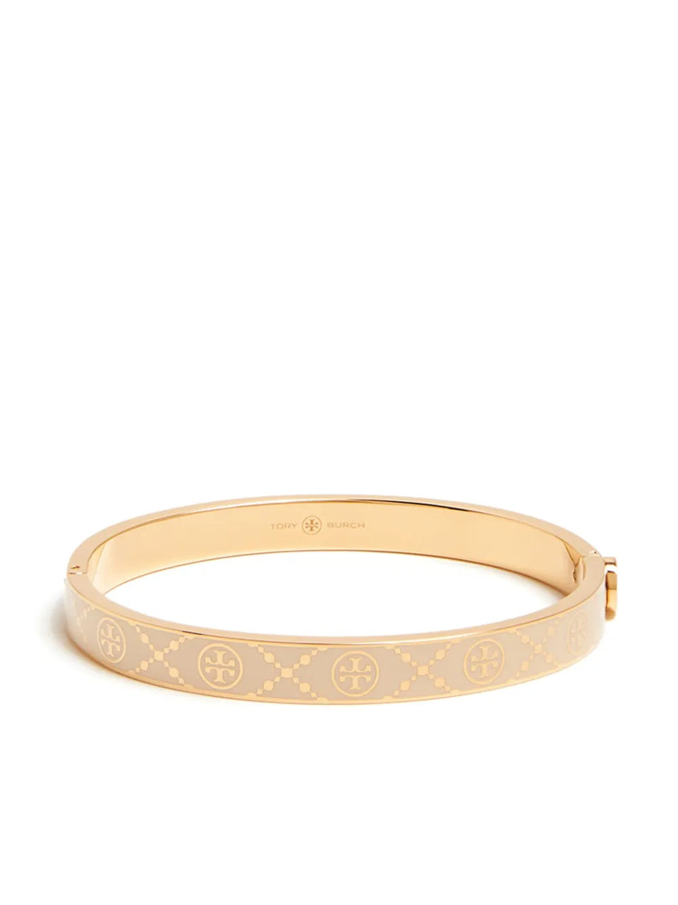 T Monogram hinge bracelet