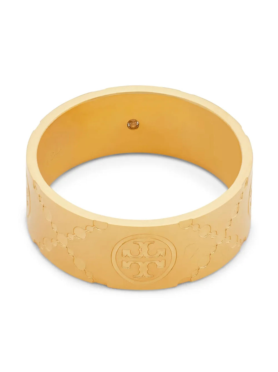 Double T polished-finish ring