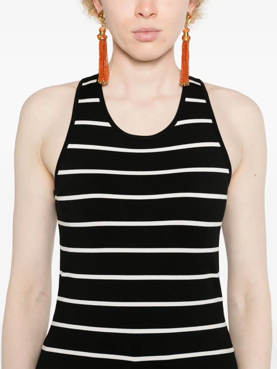 striped knitted top